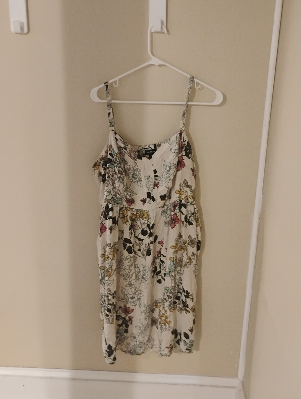 Torrid Women's Floral Print Sleeveless Summer Dress Sz 3 3X